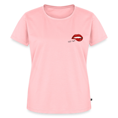 Damen Premium Bio T-Shirt - sööt Lippen - Rosa
