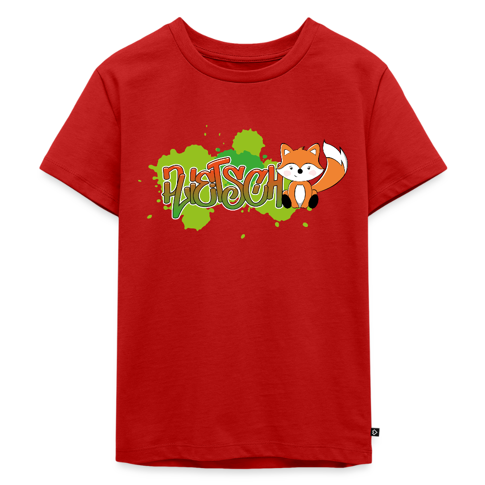 Kinder Premium T-Shirt - plietsch Voss - Rot
