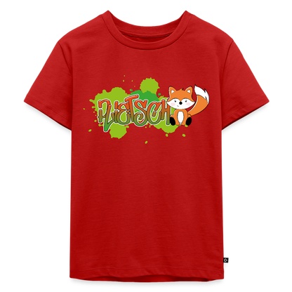 Kinder Premium T-Shirt - plietsch Voss - Rot