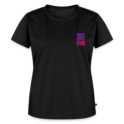 Damen Premium Bio T-Shirt - Moin - Schwarz