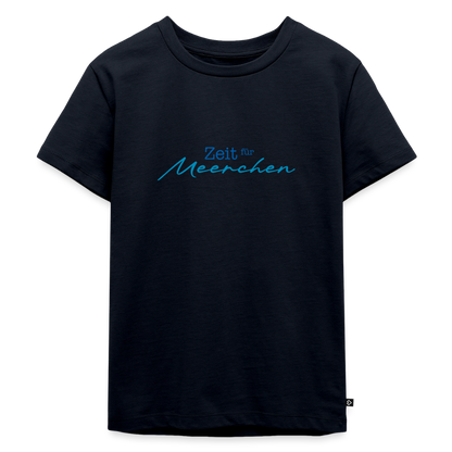 Kinder Premium T-Shirt "Zeit für Meerchen" - Navy