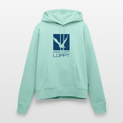Damen Premium Hoodie - kann, mutt, löppt - Mint 