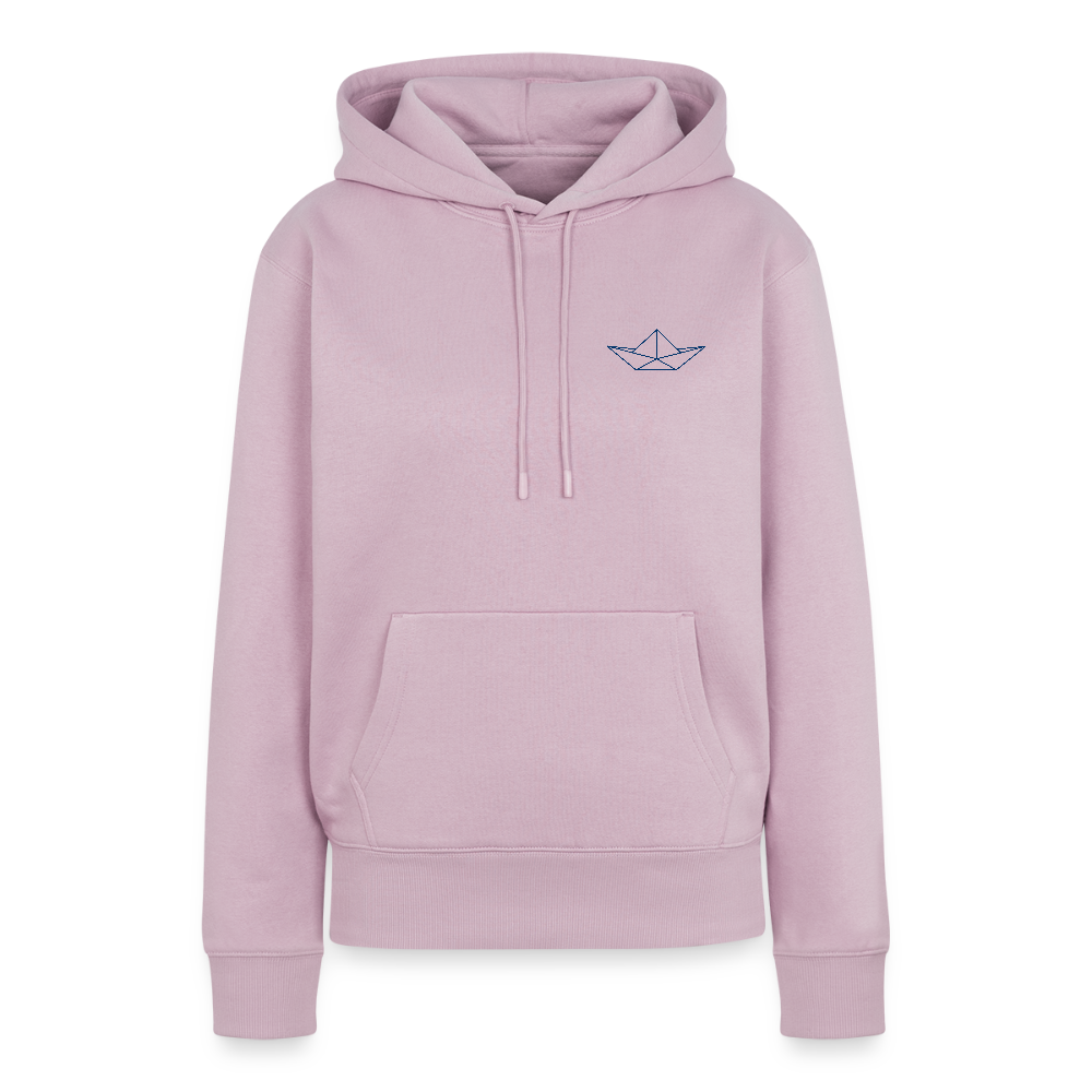 Damen Premium Hoodie - Origami Boot - Altrosa