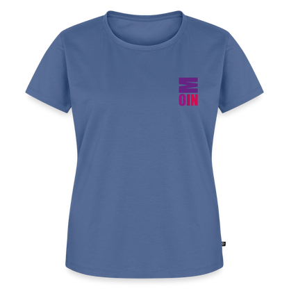 Damen Premium Bio T-Shirt - Moin - Taubenblau