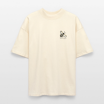 Unisex Oversize Bio-T-Shirt - Plüschmoors - Weißgrau
