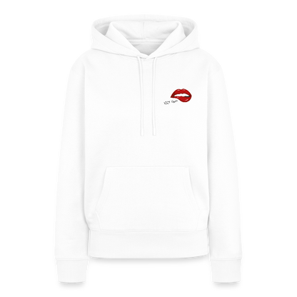 Damen Premium Hoodie - Sööt Lippen - Weiß