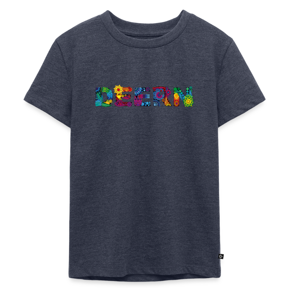 Kinder Premium T-Shirt - Deern - Jeansblau 