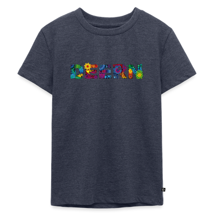 Kinder Premium T-Shirt - Deern - Jeansblau 