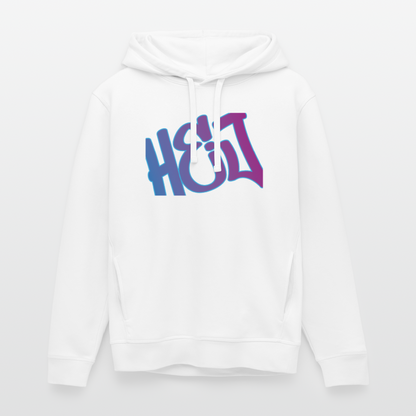 Unisex Bio-Hoodie - Hej - Weiß