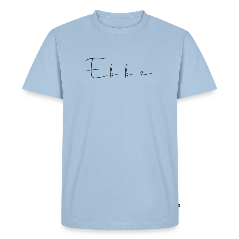 Ebbe - Herren Premium Bio T-Shirt - Hellblau