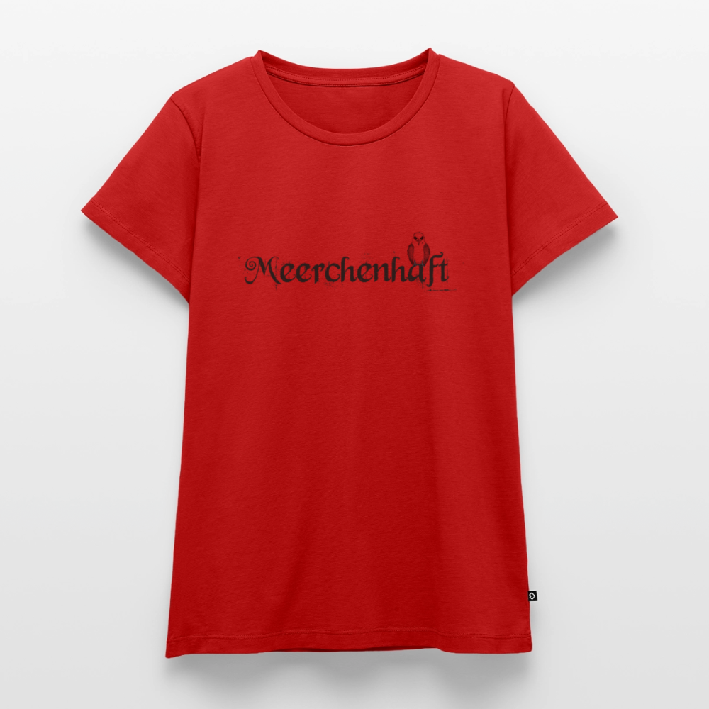 Meerchenhaft Damen Premium T-Shirt im nordischen Stil - Rot