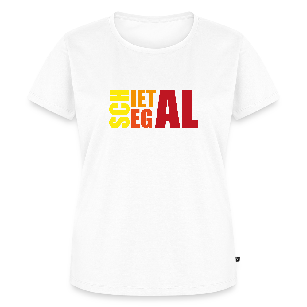 Damen Premium Bio T-Shirt - Schietegal - Weiß