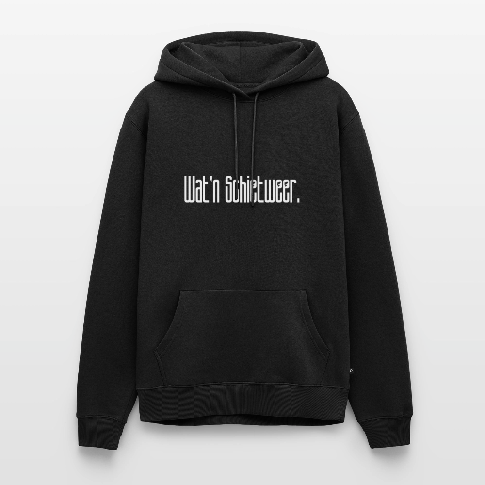 Herren Premium Hoodie - wat'n Schietweer (weiss) - Schwarz