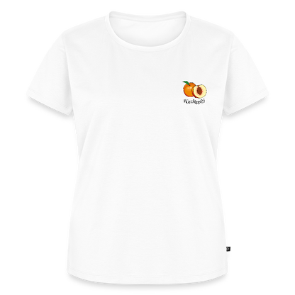 Damen Premium Bio T-Shirt - Plüschappel - Weiß