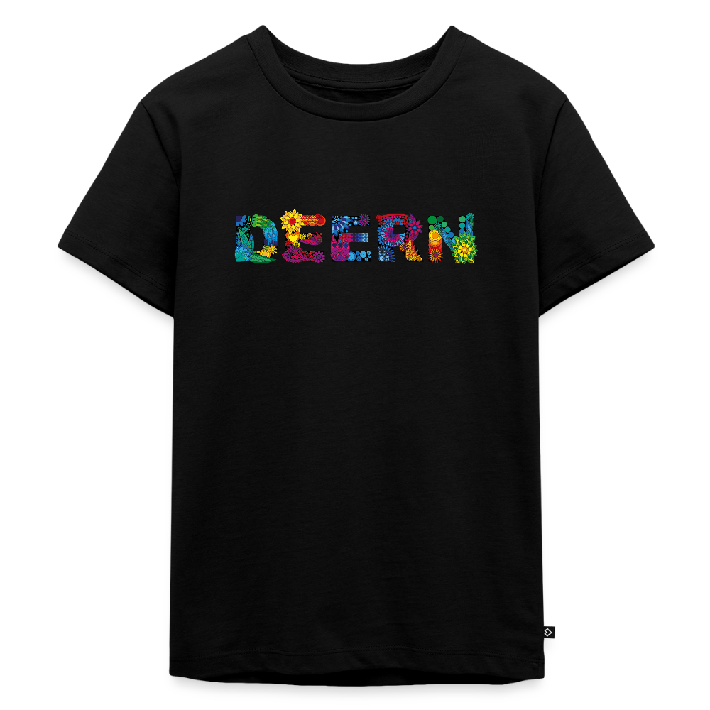Kinder Premium T-Shirt - Deern - Schwarz