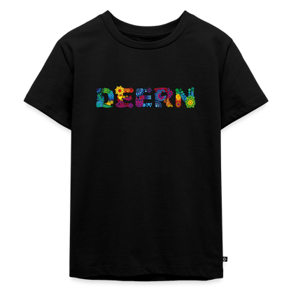 Kinder Premium T-Shirt - Deern - Schwarz