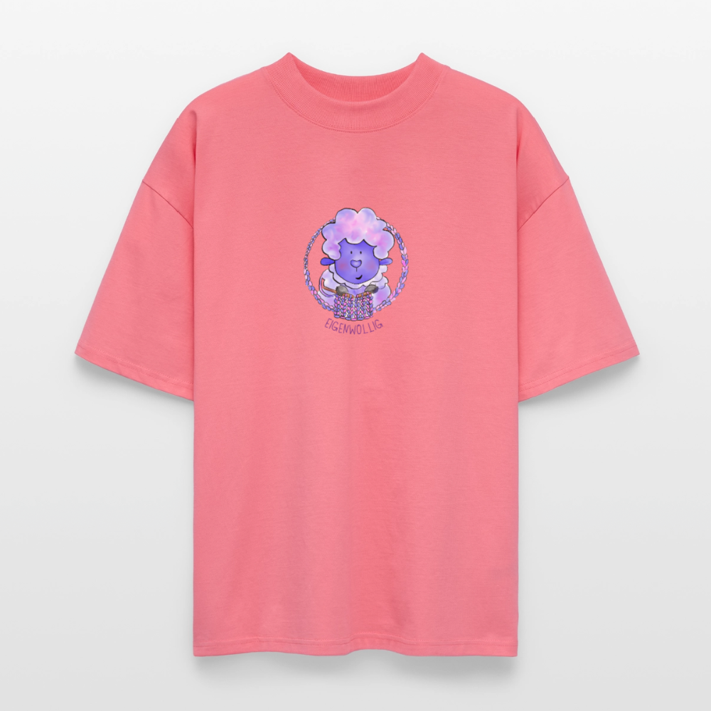 Unisex Oversized Bio T-Shirt - Eigenwollig - Pink 