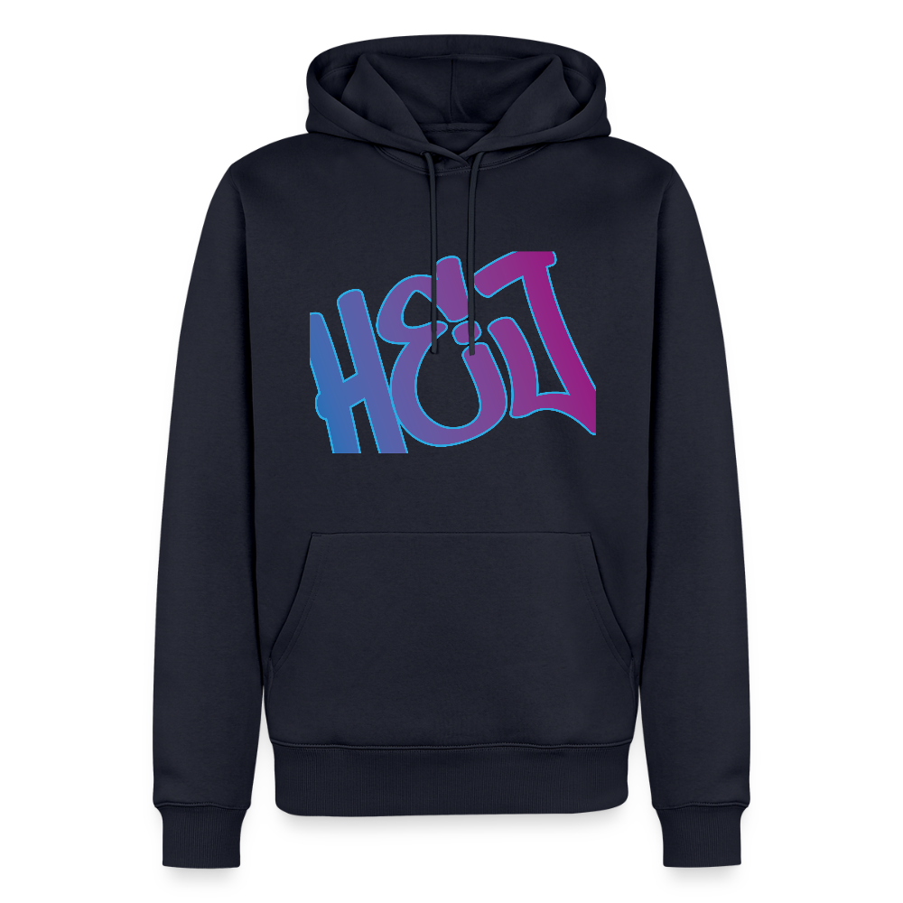 Herren Premium Hoodie - Hej - Navy