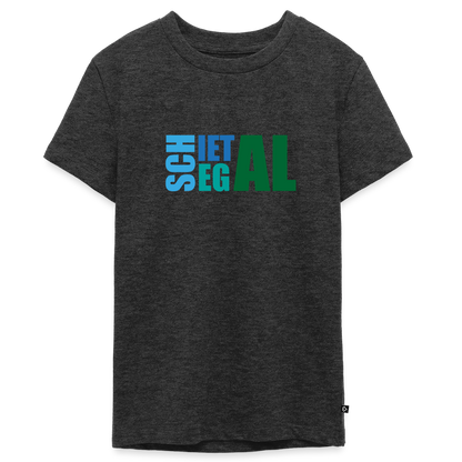 Teenager Premium T-Shirt "Schietegal" - Anthrazit meliert