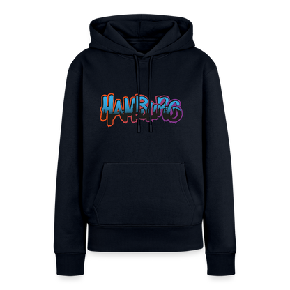Damen Premium Hoodie - Hamburg - Navy