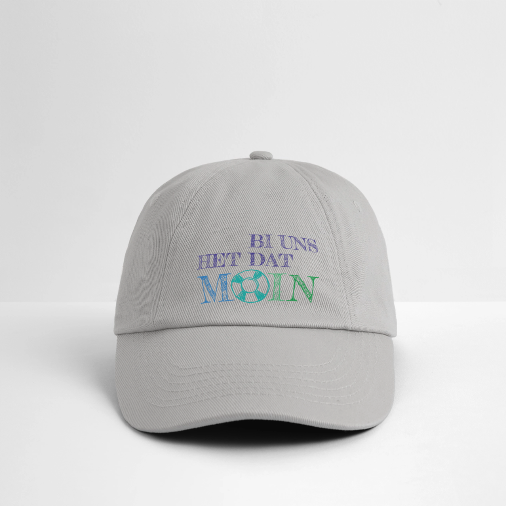 Baseballkappe - Bi uns het dat Moin - Grau