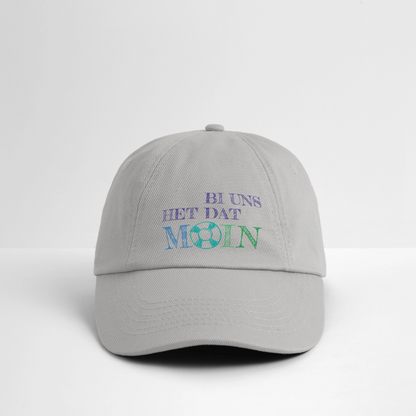Baseballkappe - Bi uns het dat Moin - Grau