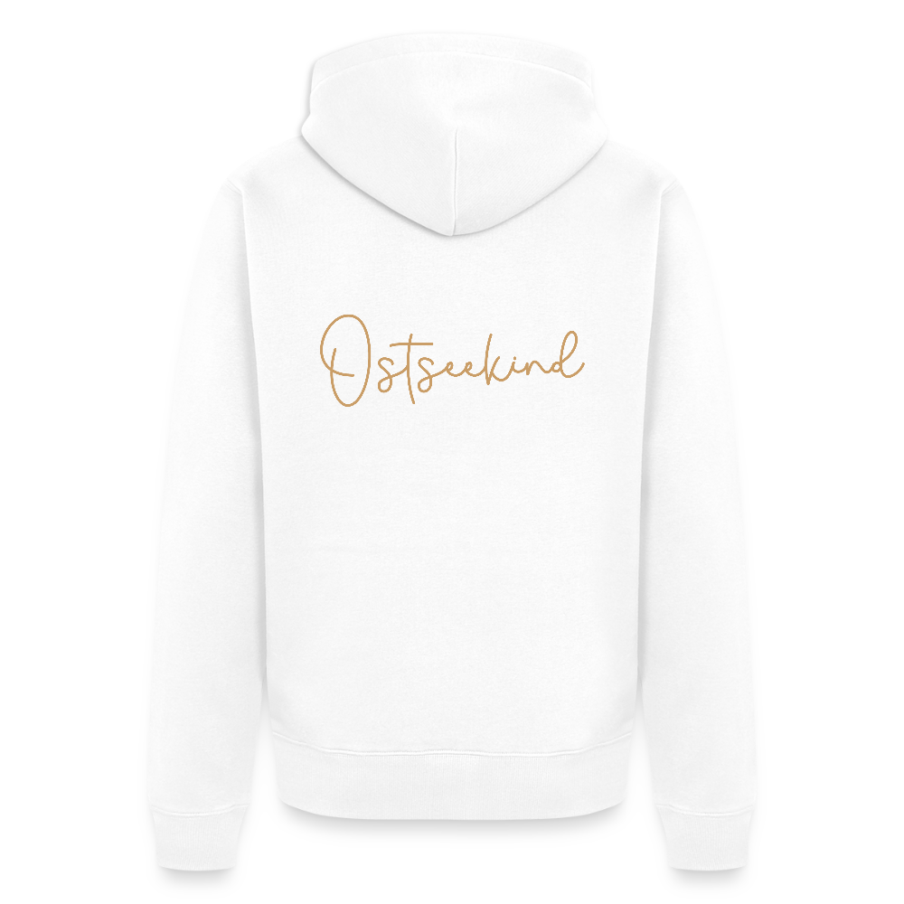 Herren Premium Kapuzenjacke - Ostseekind - Weiß