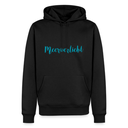 Herren Premium Hoodie - Meeverliebt - Schwarz