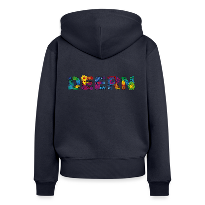 Damen Premium Kapuzenjacke - Deern - Navy