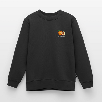 Kinder Premium Pullover - Plüschappel - Schwarz