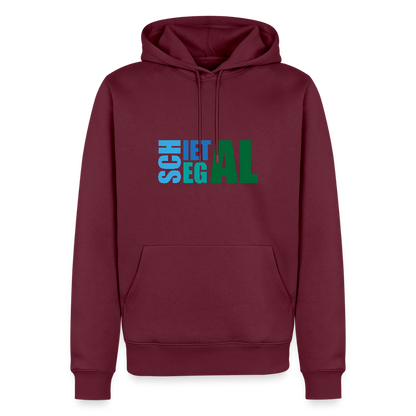 Herren Premium Hoodie - Schietegal - Burgunderrot