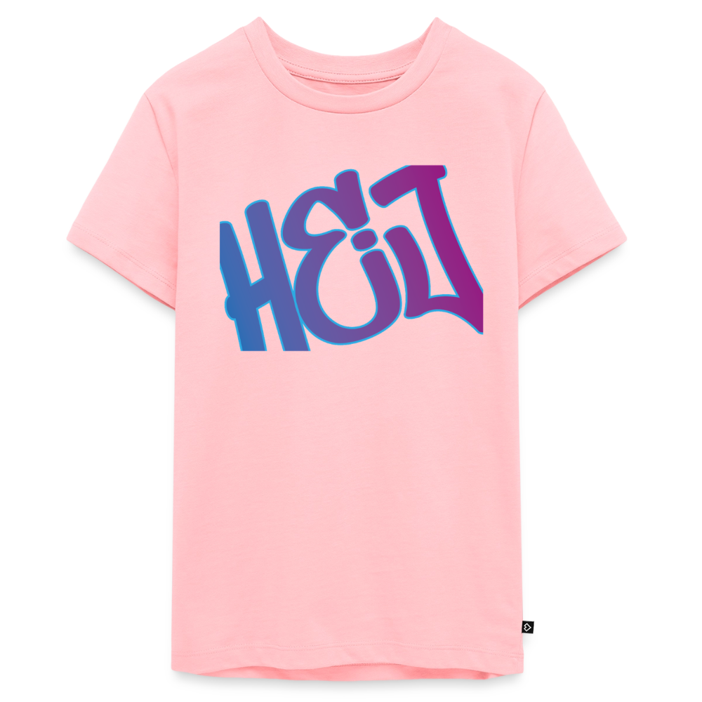 Teenager Premium T-Shirt "Hej" - Rosa