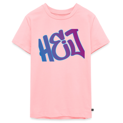 Teenager Premium T-Shirt "Hej" - Rosa