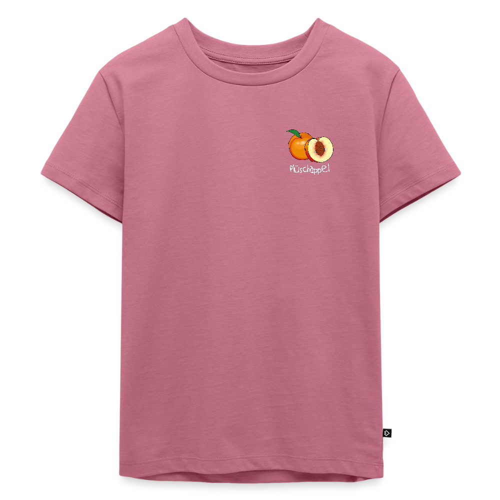 Kinder Premium T-Shirt - Plüschappel (weiss) - Mauve