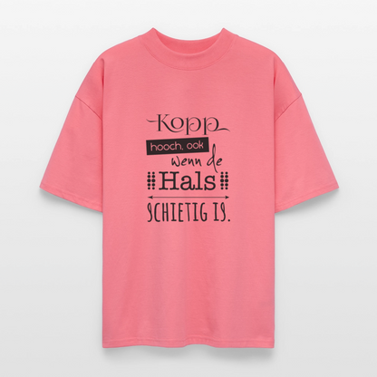 Unisex Oversize Bio-T-Shirt - Kopp hooch - Pink 