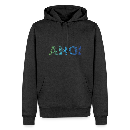 Herren Premium Hoodie - Ahoi doodles - Anthrazit meliert