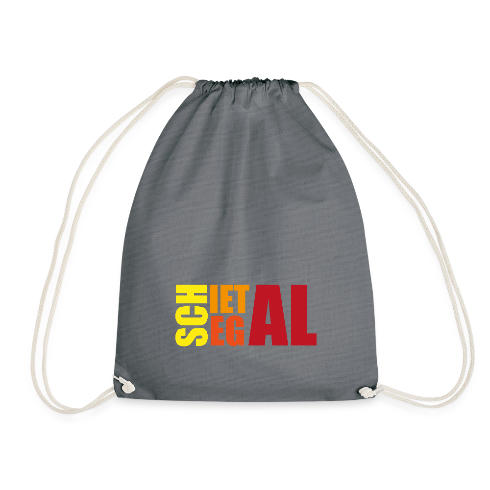Turnbeutel - Schietegal Rot - Grau