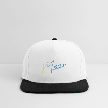 Snapback Cap - Meer - Weiß/Schwarz