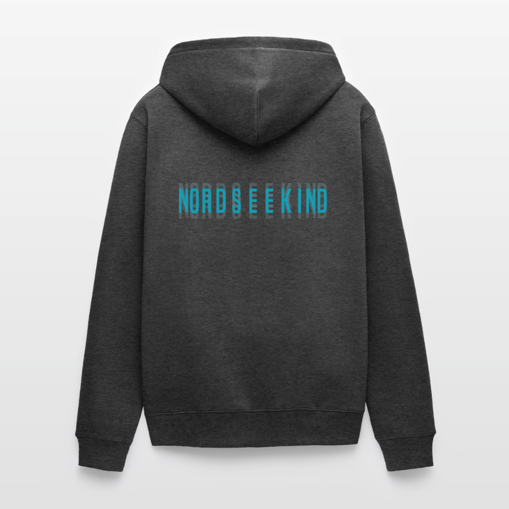 Nordseekind Herren Premium Kapuzenjacke - Anthrazit meliert