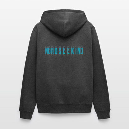 Nordseekind Herren Premium Kapuzenjacke - Anthrazit meliert
