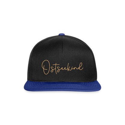 Snapback Cap - Ostseekind - Schwarz/Königsblau