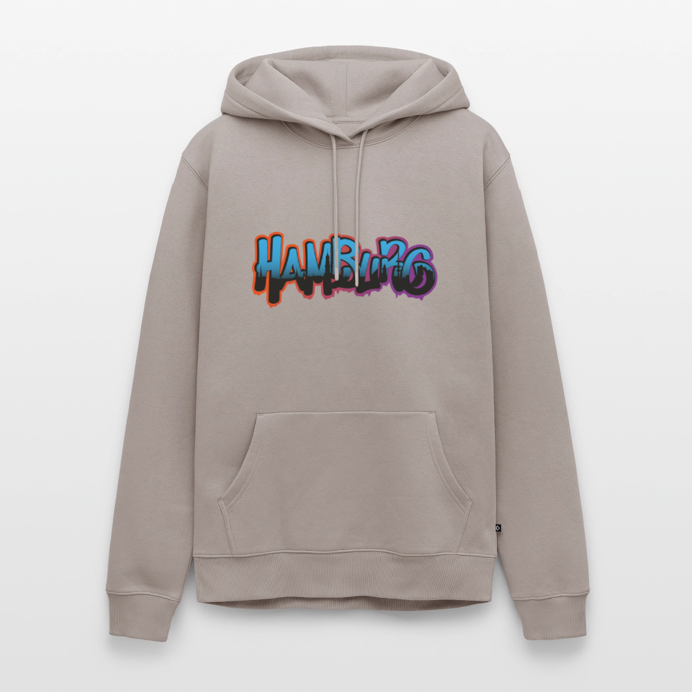 Herren Premium Hoodie - Hamburg - Taupe