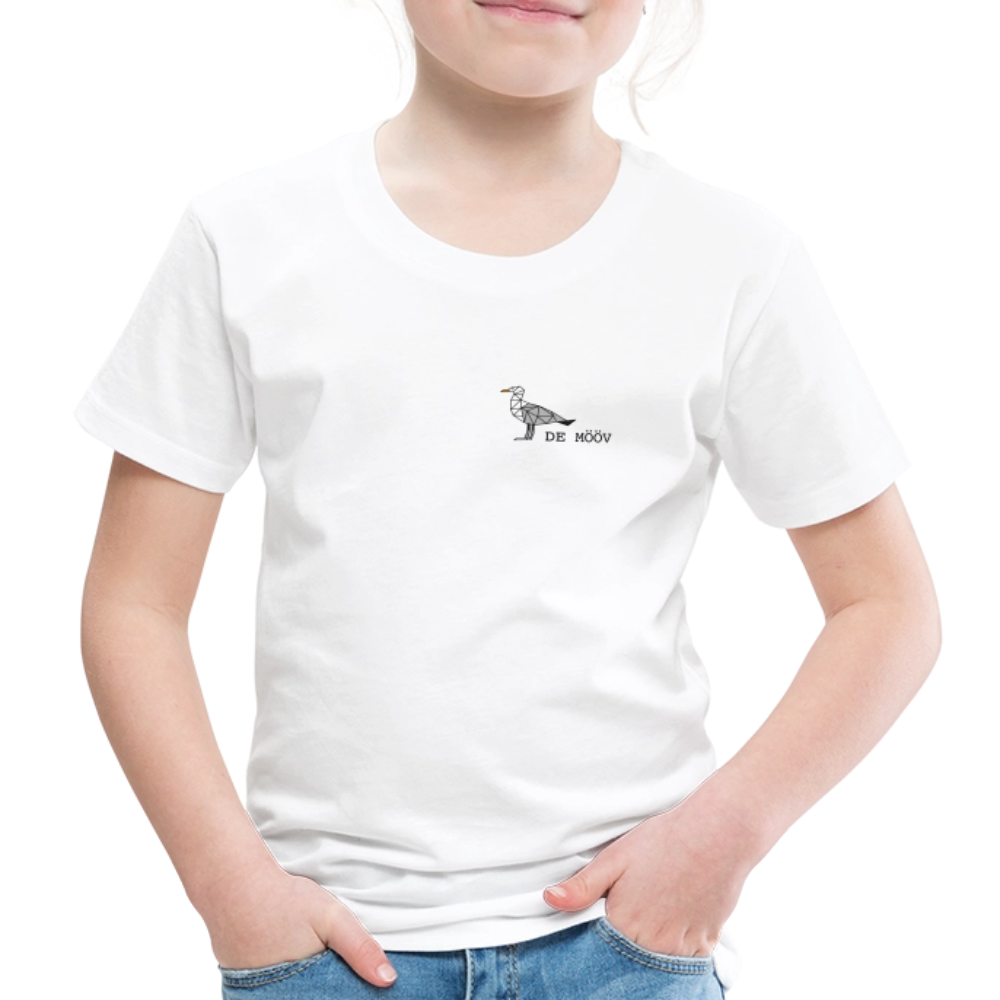 Kinder Premium T-Shirt - de Mööv - Weiß