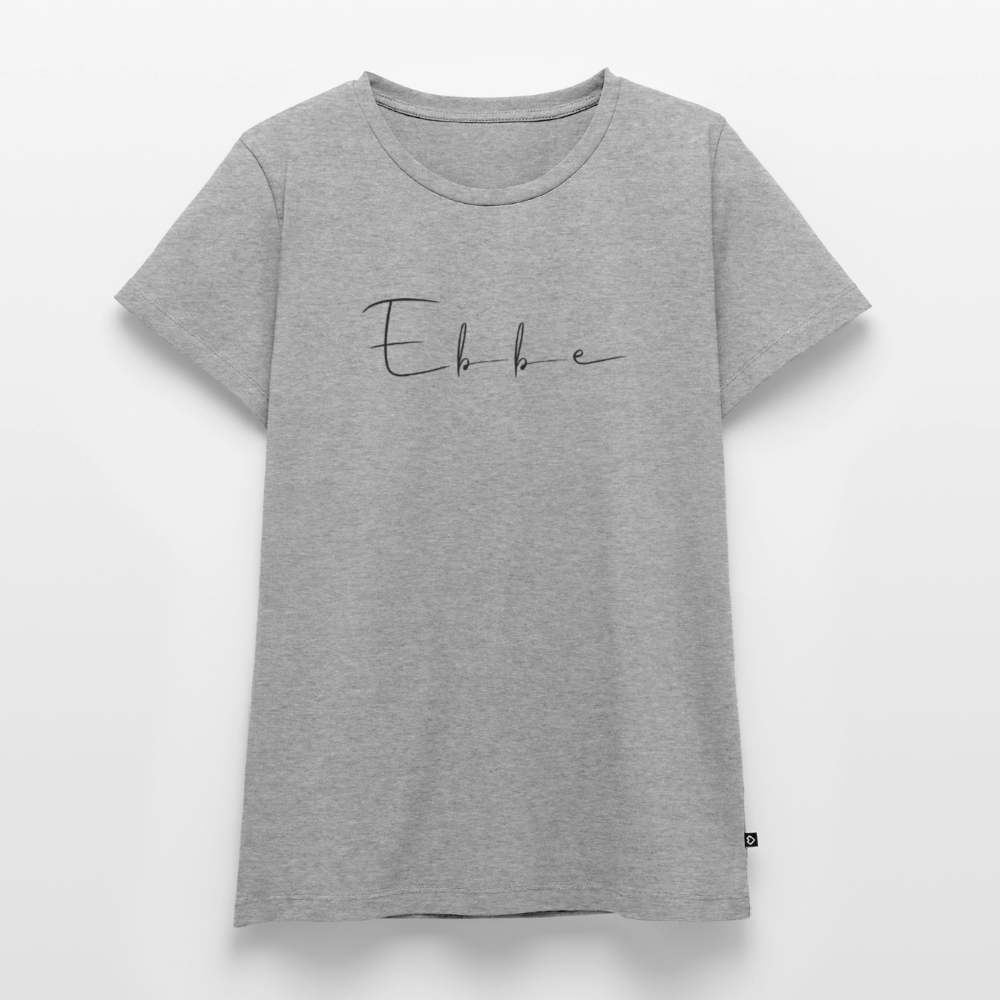 Ebbe - Damen Premium Bio T-Shirt - Grau meliert