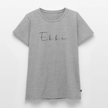 Ebbe - Damen Premium Bio T-Shirt - Grau meliert