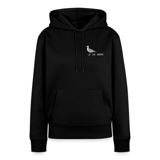Damen Premium Hoodie - de Mööv (weiss) - Schwarz