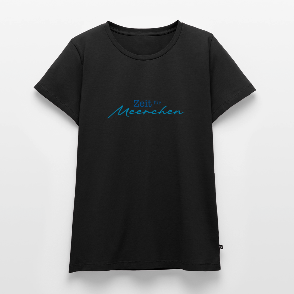 Damen Premium T-Shirt - Zeit für Meerchen - Schwarz