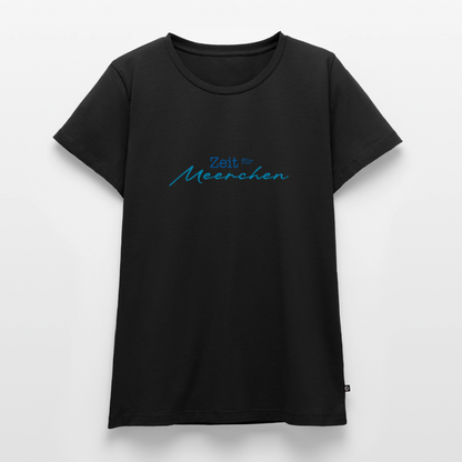 Damen Premium T-Shirt - Zeit für Meerchen - Schwarz