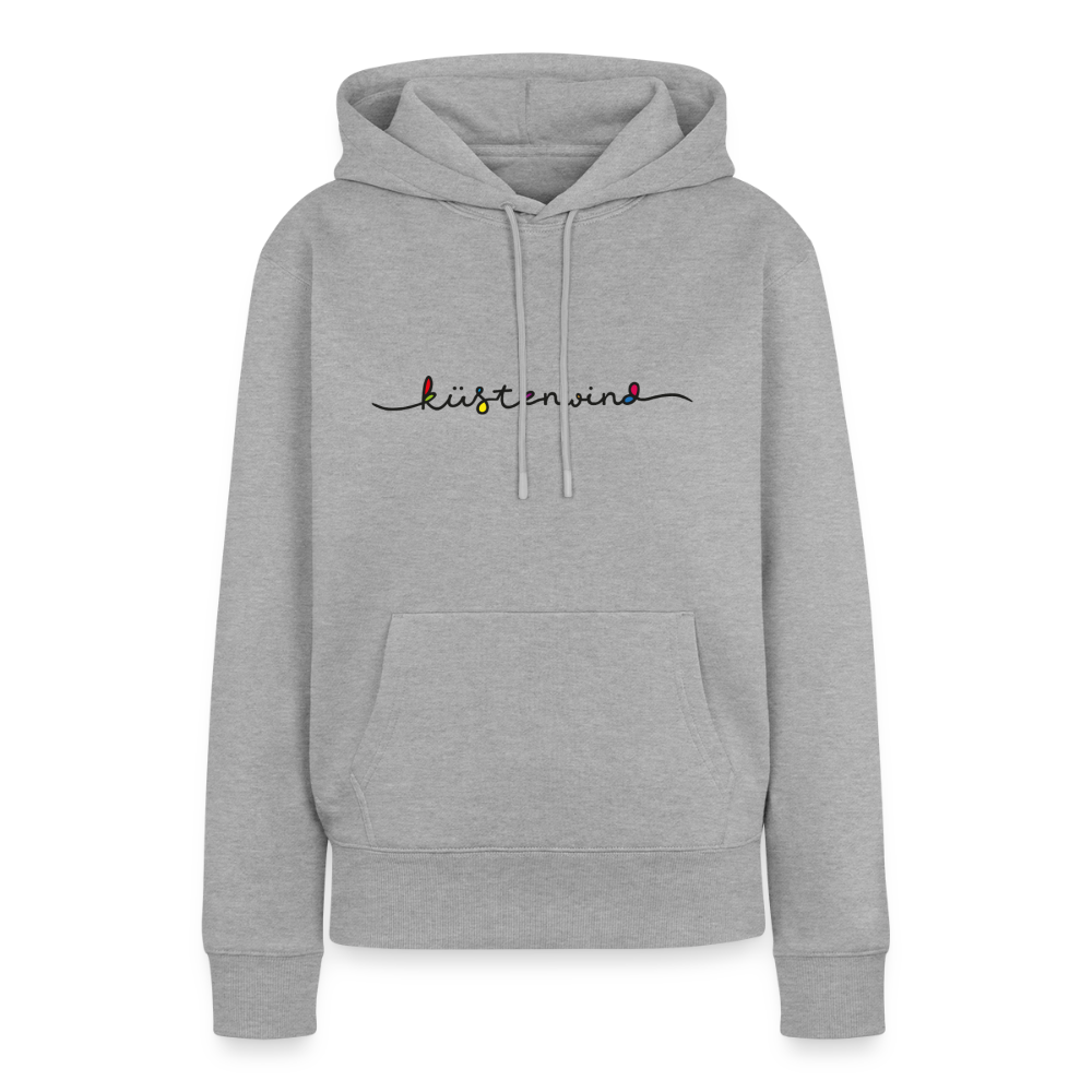Küstenwind - Damen Premium Hoodie - Grau meliert