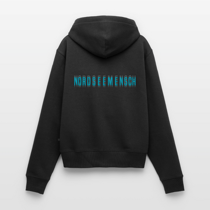 Nordseemensch - Damen Premium Kapuzenjacke - Schwarz